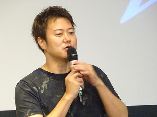 スペシャルゲストの俳優・遠藤要がスピーチ